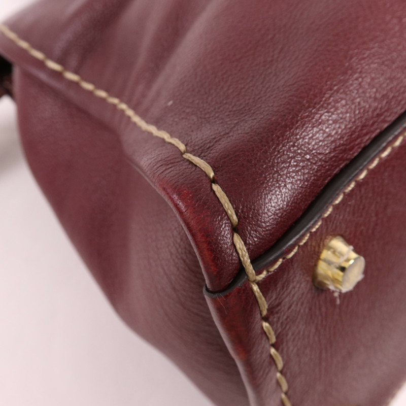 Chloe 牛皮皮革Edith Handle Bag金扣肩背袋-8