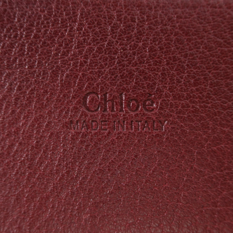 Chloe 牛皮皮革Edith Handle Bag金扣肩背袋-10