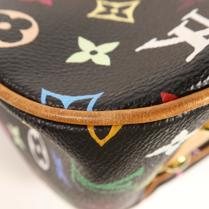 LOUIS VUITTON Monogram Multicolore Rita金扣手挽肩背兩用袋-8