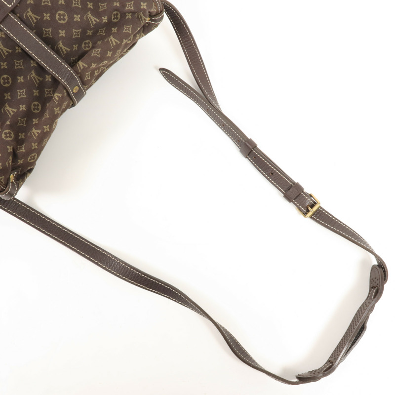 LOUIS VUITTON Monogram Mini Lin Saumur 30金扣肩背袋-4