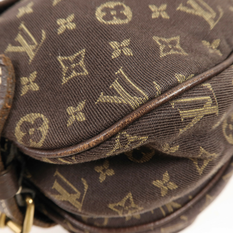 LOUIS VUITTON Monogram Mini Lin Saumur 30金扣肩背袋-6