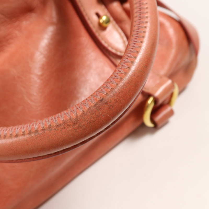 Miu Miu 牛皮皮革2 Way Shoulder金扣手挽肩背兩用袋-14