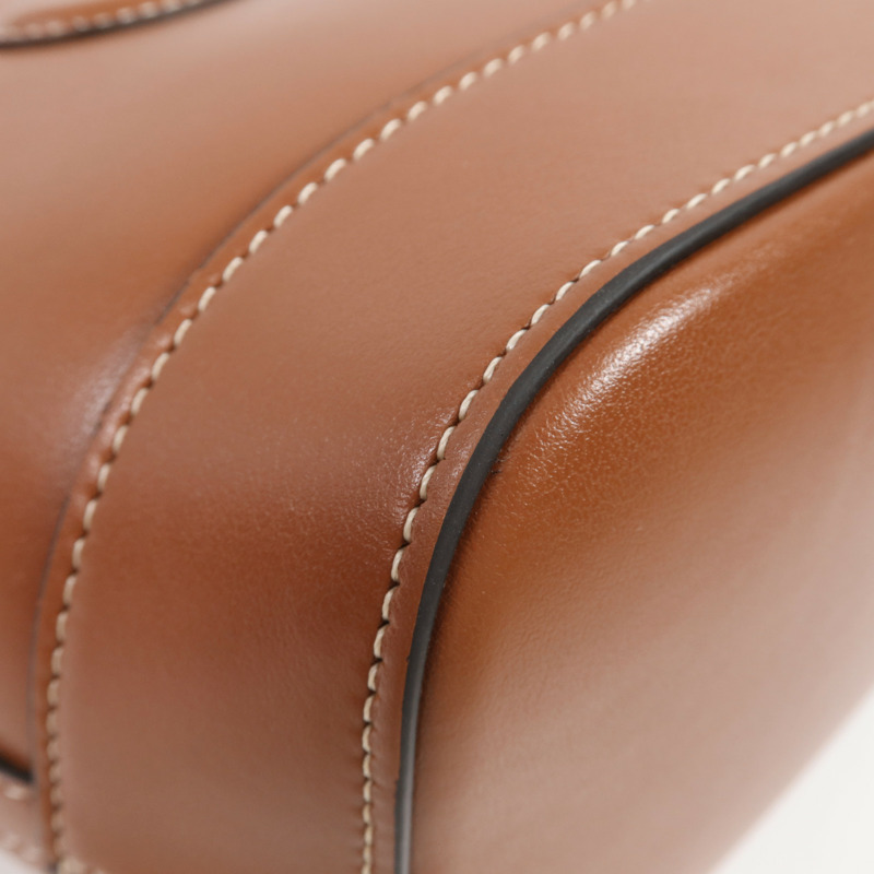 CELINE 牛皮皮革Cuir Triomphe金扣肩背袋-6