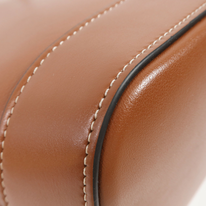 CELINE 牛皮皮革Cuir Triomphe金扣肩背袋-8