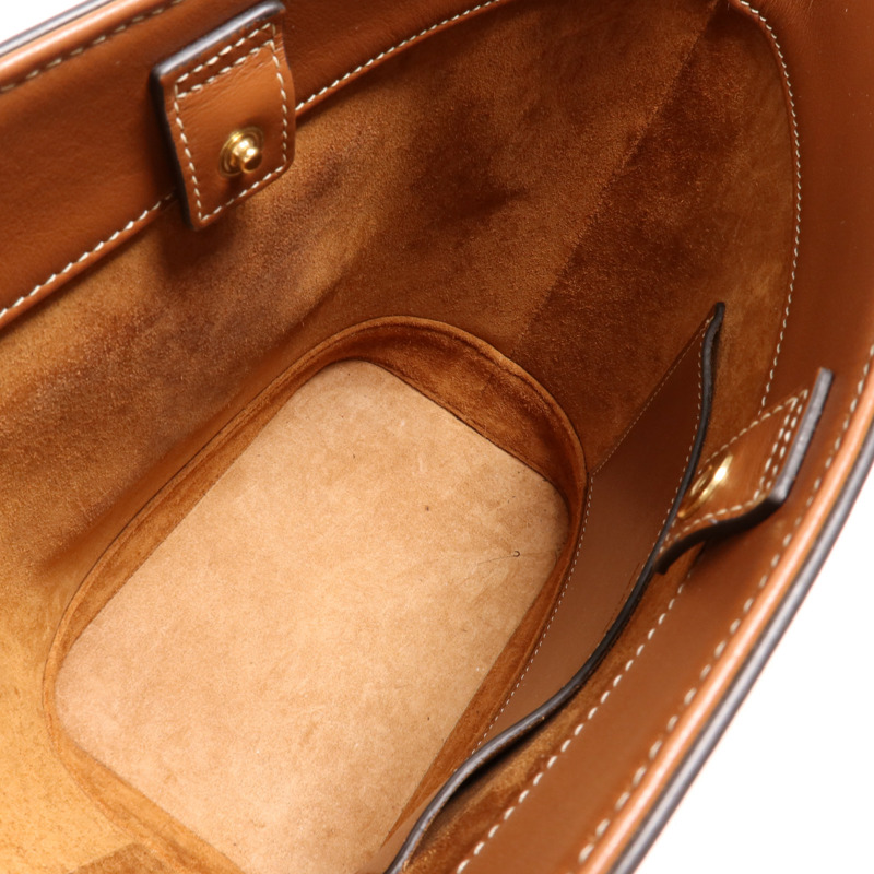 CELINE 牛皮皮革Cuir Triomphe金扣肩背袋-9