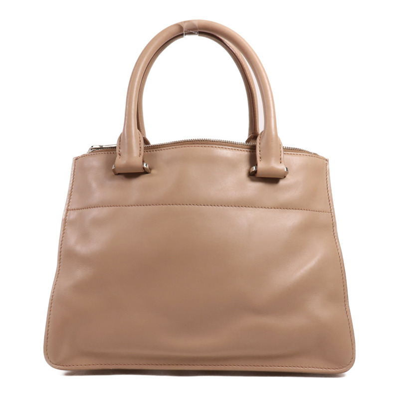 PRADA 牛皮皮革2 Way Shoulder銀扣手挽肩背兩用袋-1