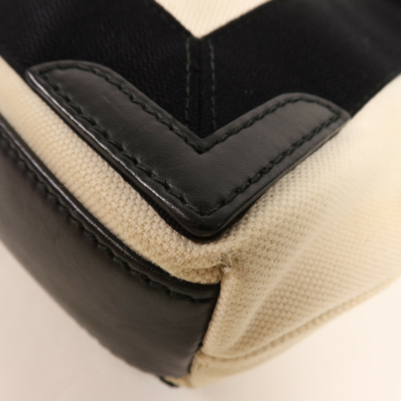 BALENCIAGA 帆布Cabas XS銀扣手挽肩背兩用袋-7