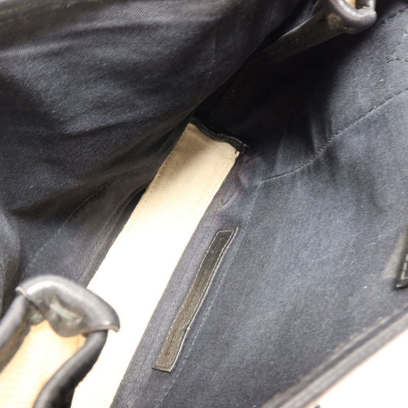 BALENCIAGA 帆布Cabas XS銀扣手挽肩背兩用袋-9