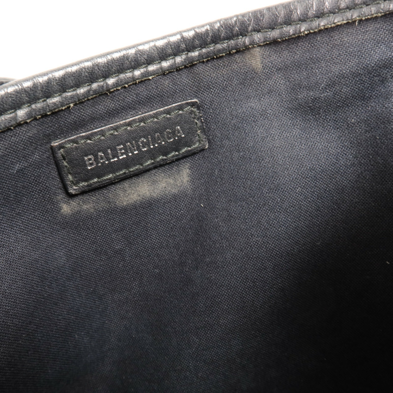 BALENCIAGA 帆布Cabas XS銀扣手挽肩背兩用袋-19