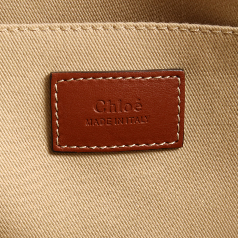 Chloe 帆布Woody Medium肩背袋/手挽袋-10