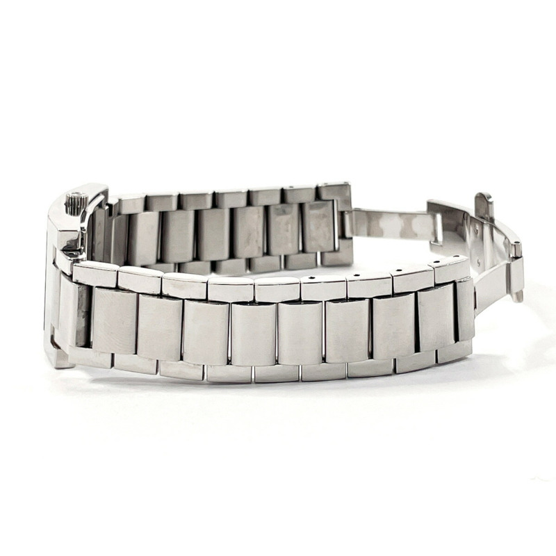 GUCCI 7700L 女士不鏽鋼腕錶,銀色石英機芯,黑色錶盤-2