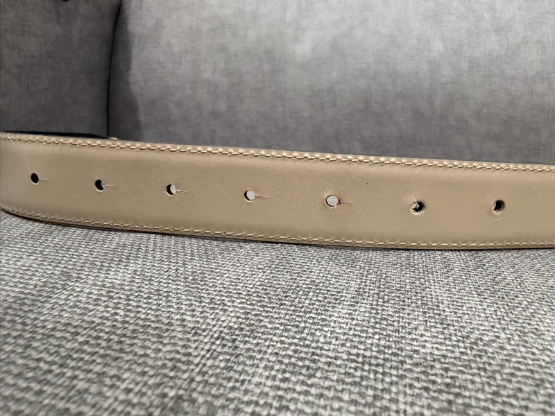 BALENCIAGA 巴黎世家 BB Logo雙面用皮帶 腰帶-4