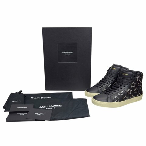 SAINT LAURENT Court 星星⭐️ 高筒 運動鞋