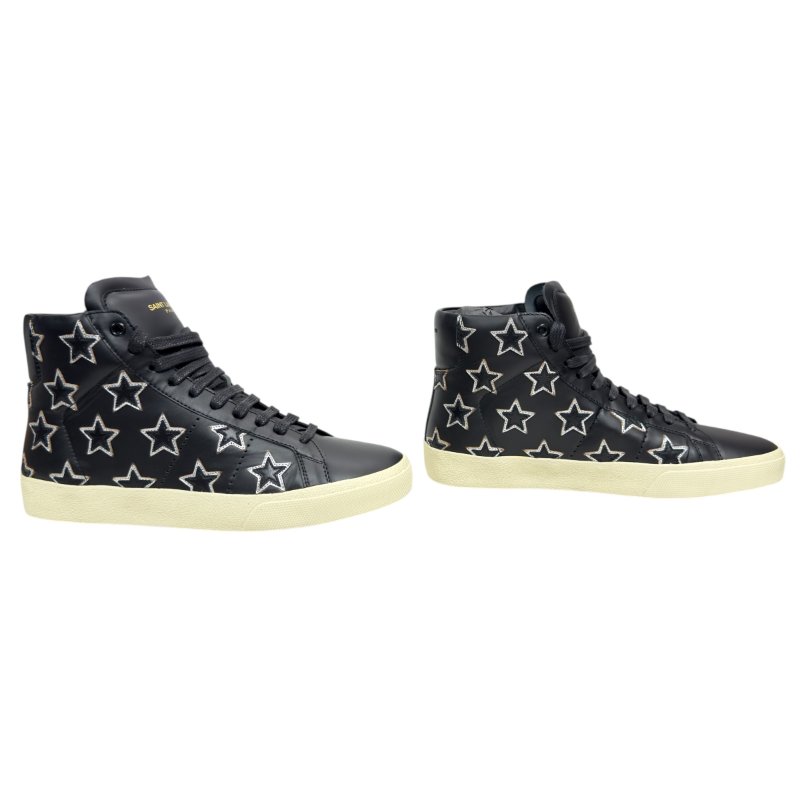 SAINT LAURENT Court 星星⭐️ 高筒 運動鞋-4