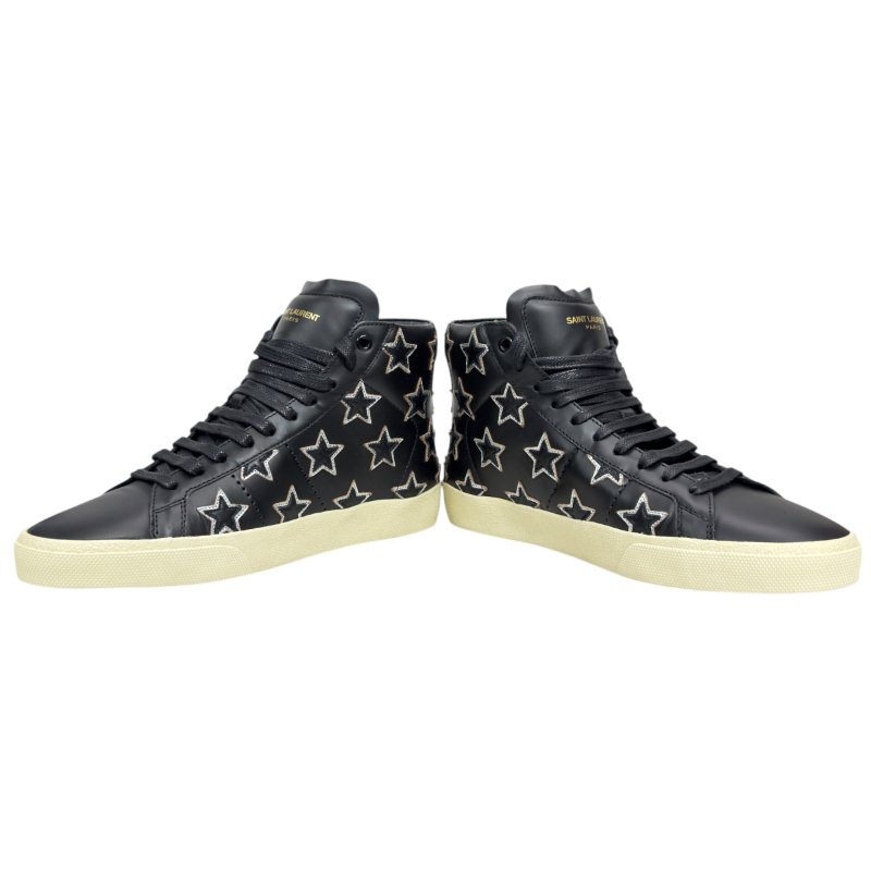 SAINT LAURENT Court 星星⭐️ 高筒 運動鞋-5