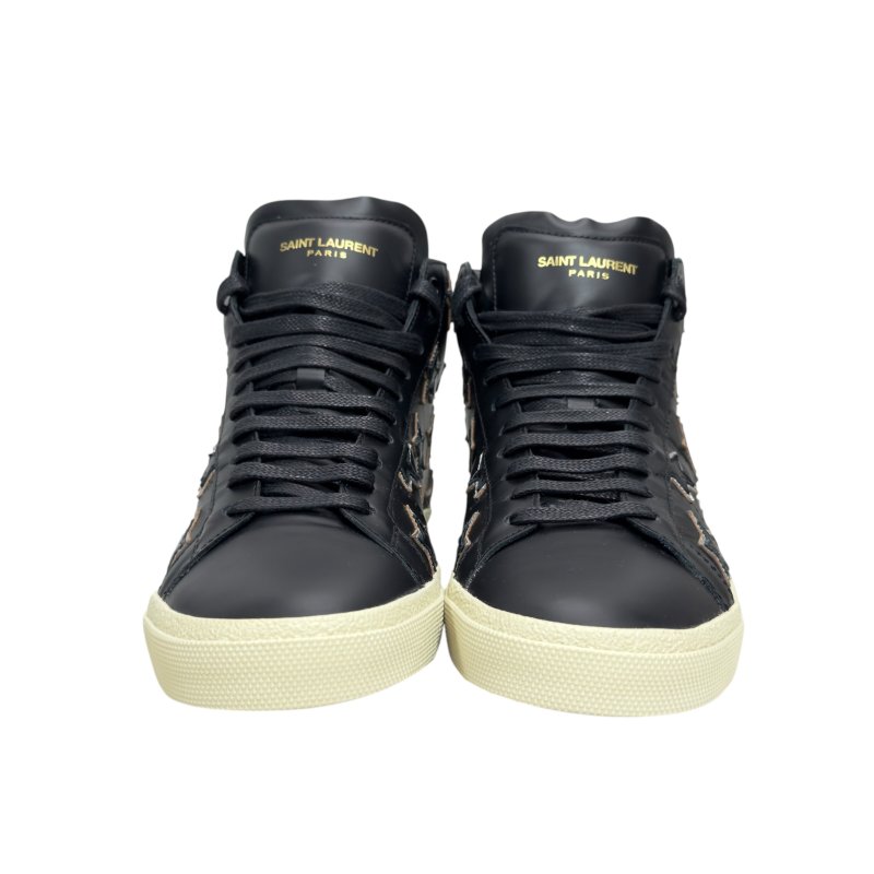 SAINT LAURENT Court 星星⭐️ 高筒 運動鞋-8