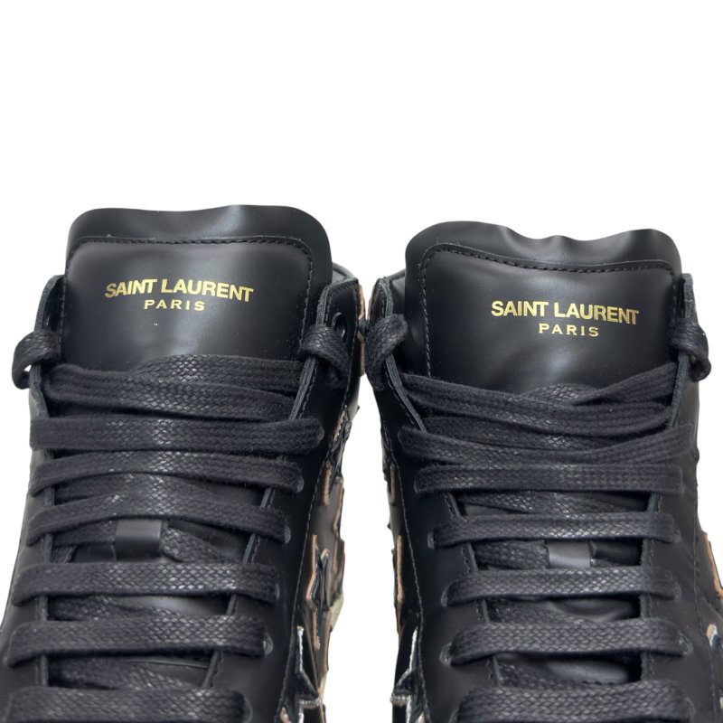 SAINT LAURENT Court 星星⭐️ 高筒 運動鞋-10