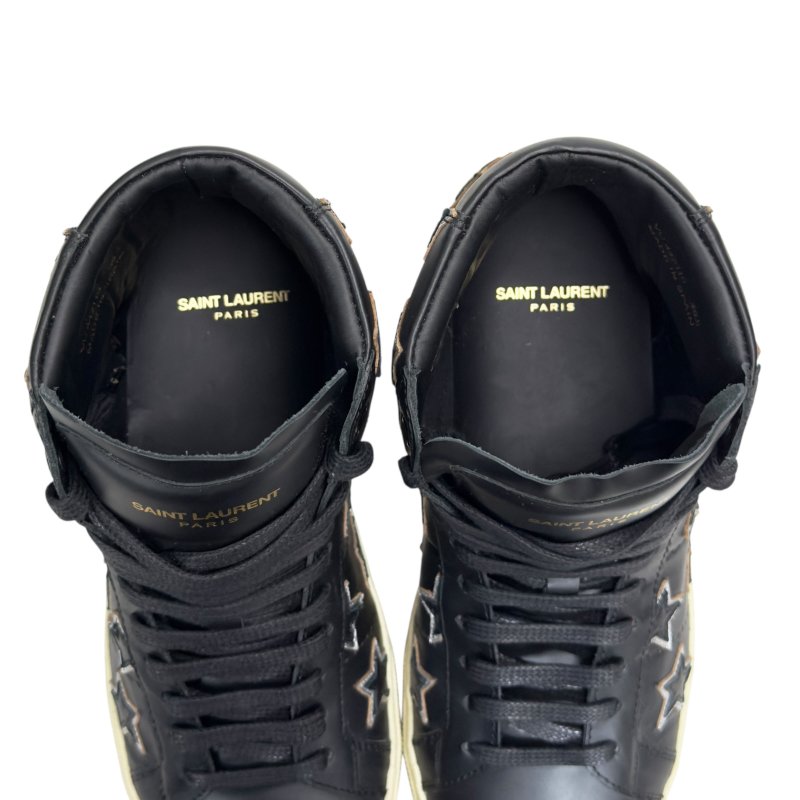 SAINT LAURENT Court 星星⭐️ 高筒 運動鞋-11