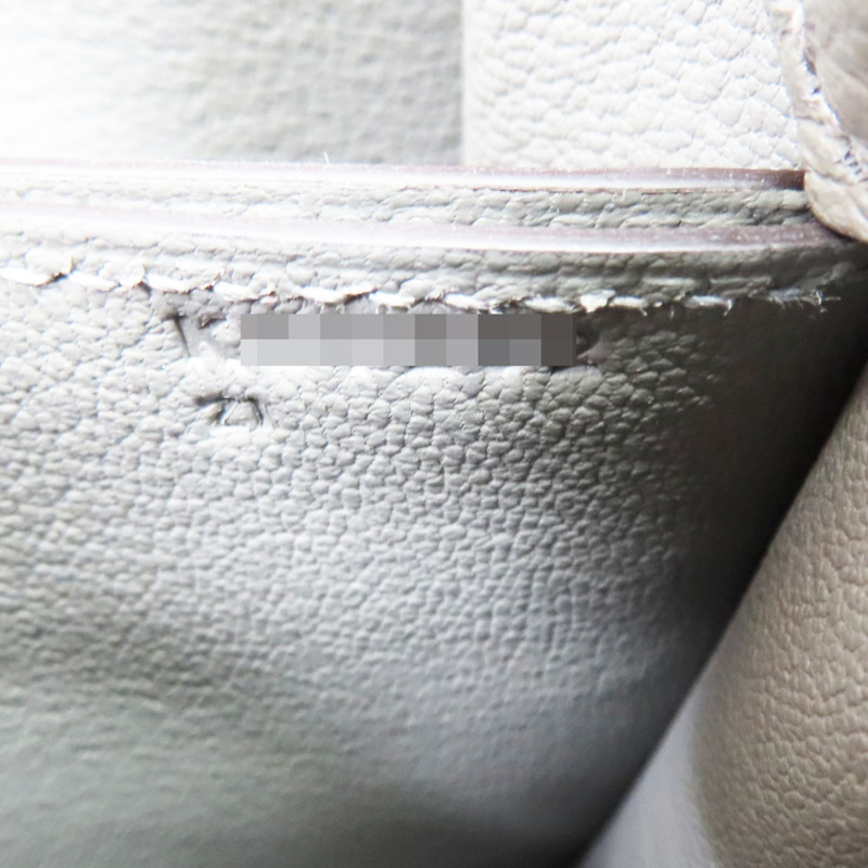 灰色 Evercolor牛皮 Roulis Mini 肩背包 銀釦【HERMES 愛馬仕】 K刻 銀扣 H070510CK-6