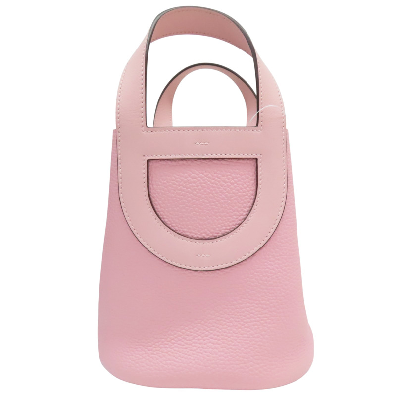 櫻花粉色 Taurillon牛皮 In The Loop 18 手提包 B刻【HERMES 愛馬仕】-0