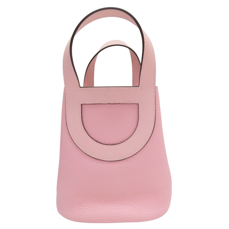 櫻花粉色 Taurillon牛皮 In The Loop 18 手提包 B刻【HERMES 愛馬仕】-1