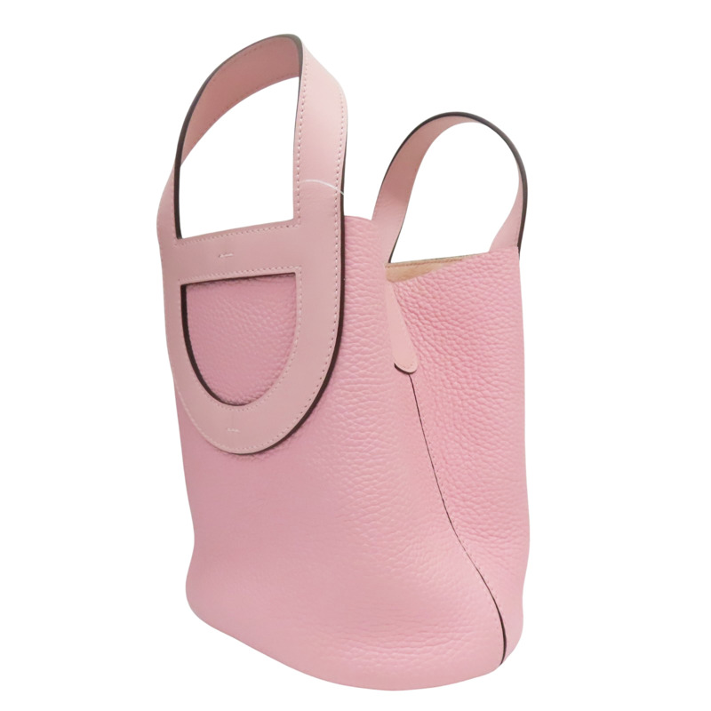 櫻花粉色 Taurillon牛皮 In The Loop 18 手提包 B刻【HERMES 愛馬仕】-2