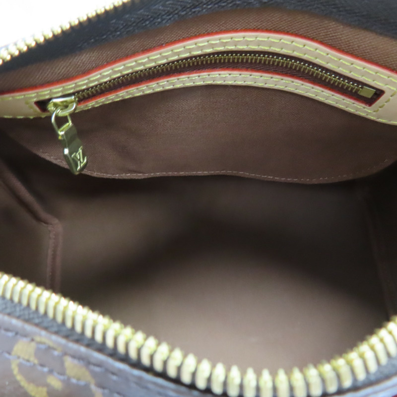 棕色原花帆布 Speedy Bandouliere 25 兩用包【LOUIS VUITTON LV 路易威登】 M41113-5