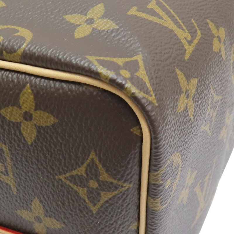 棕色原花帆布 Speedy Bandouliere 25 兩用包【LOUIS VUITTON LV 路易威登】 M41113-11