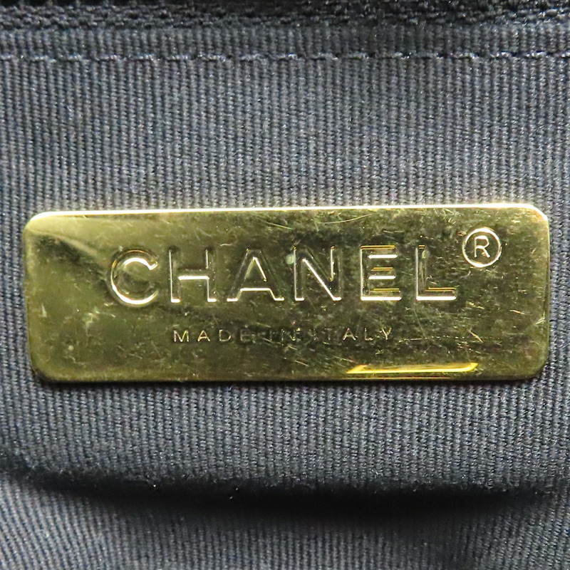 黑色 單寧布 BK Velvet 19包 26CM 鍊帶 肩背包【CHANEL 香奈兒】 AS1160-6