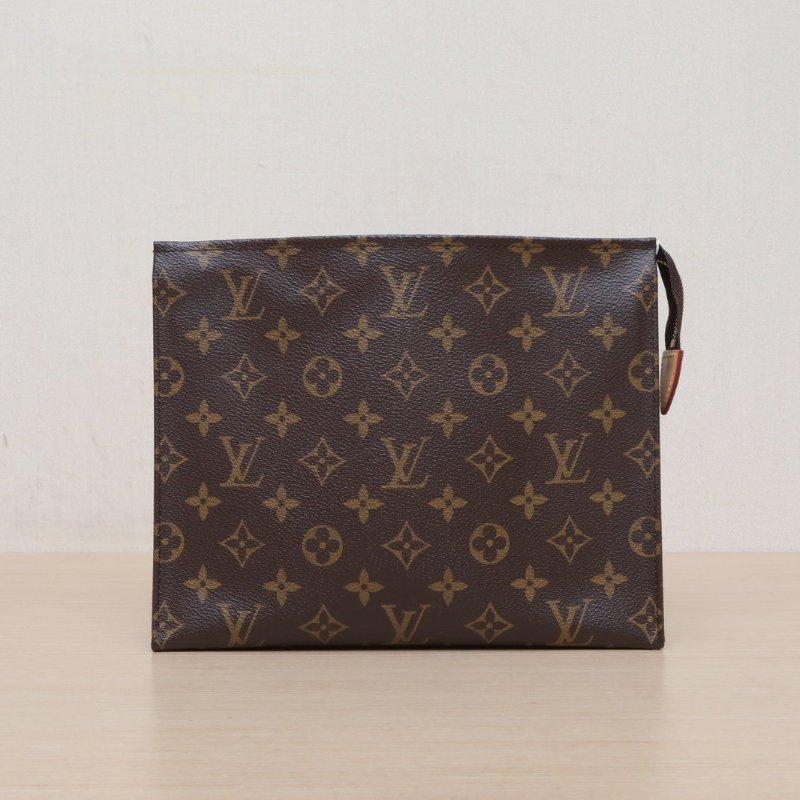 LOUIS VUITTON PocheToilette26號洗漱包老花PVC2021肩背包-1