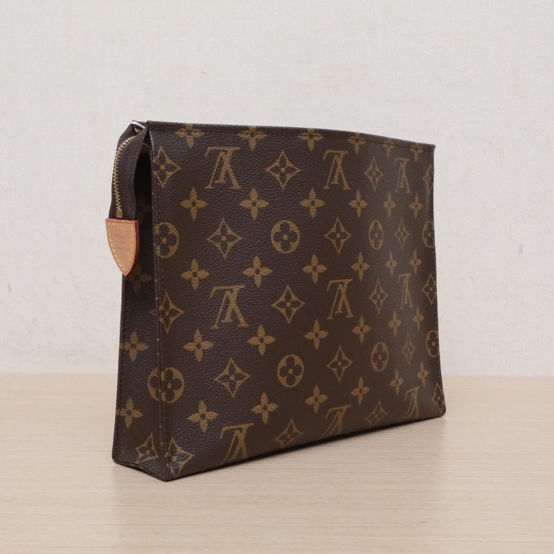 LOUIS VUITTON PocheToilette26號洗漱包老花PVC2021肩背包-4