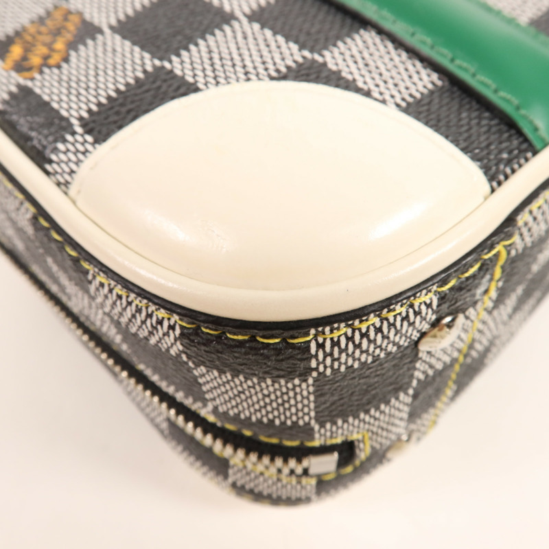 LOUIS VUITTON Damier Valisette BB銀扣手挽肩背兩用袋-8