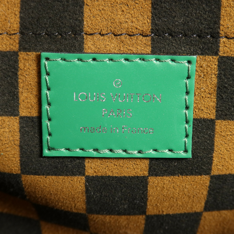 LOUIS VUITTON Damier Valisette BB銀扣手挽肩背兩用袋-10