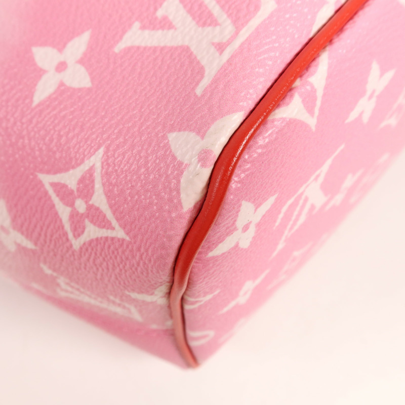 LOUIS VUITTON Monogram Escale Neverfull MM銀扣肩背袋/手挽袋-8