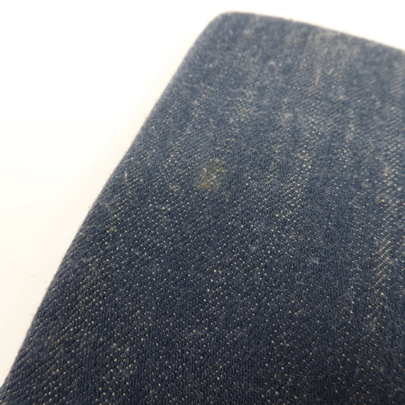 CHANEL 牛仔布Backpack金扣背包-13