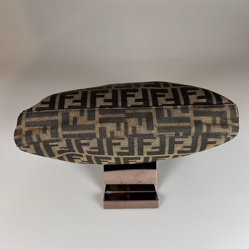 FENDI VINTAGE滿版老花帆布單肩包-4