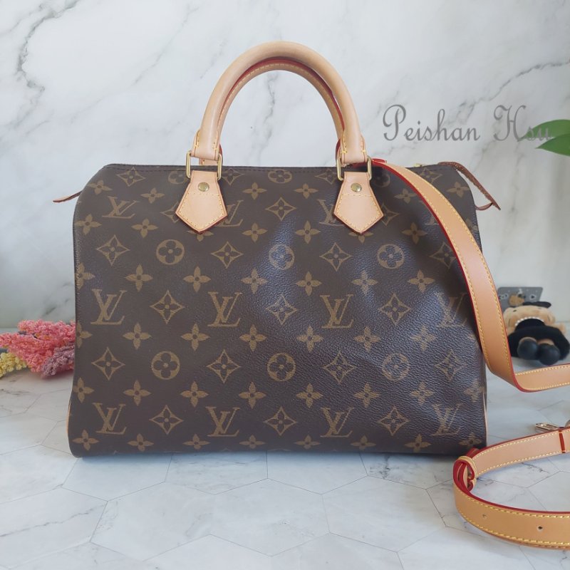 LV M41526 SPEEDY 30 🌈實品拍照🌈 波士頓包~二手美品-5