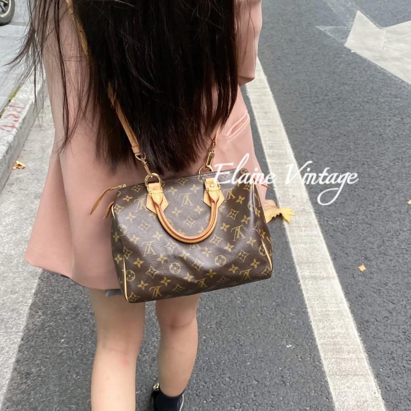 LV M41526 SPEEDY 30 🌈實品拍照🌈 波士頓包~二手美品-13