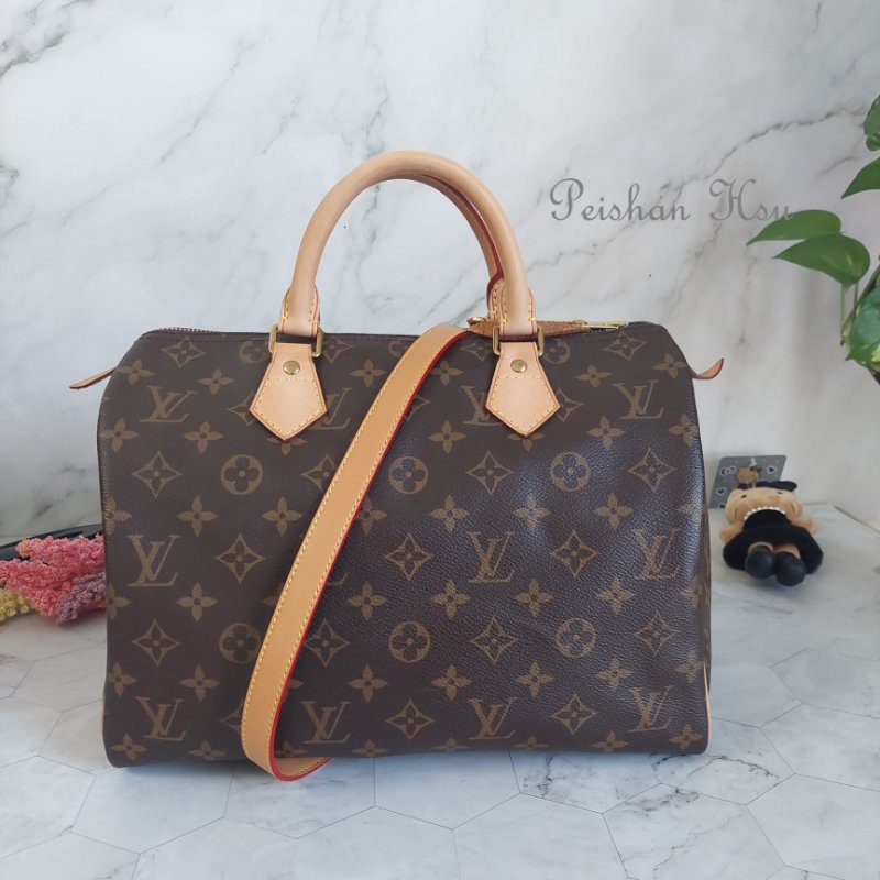 LV M41526 SPEEDY 30 🌈實品拍照🌈 波士頓包~二手美品-16