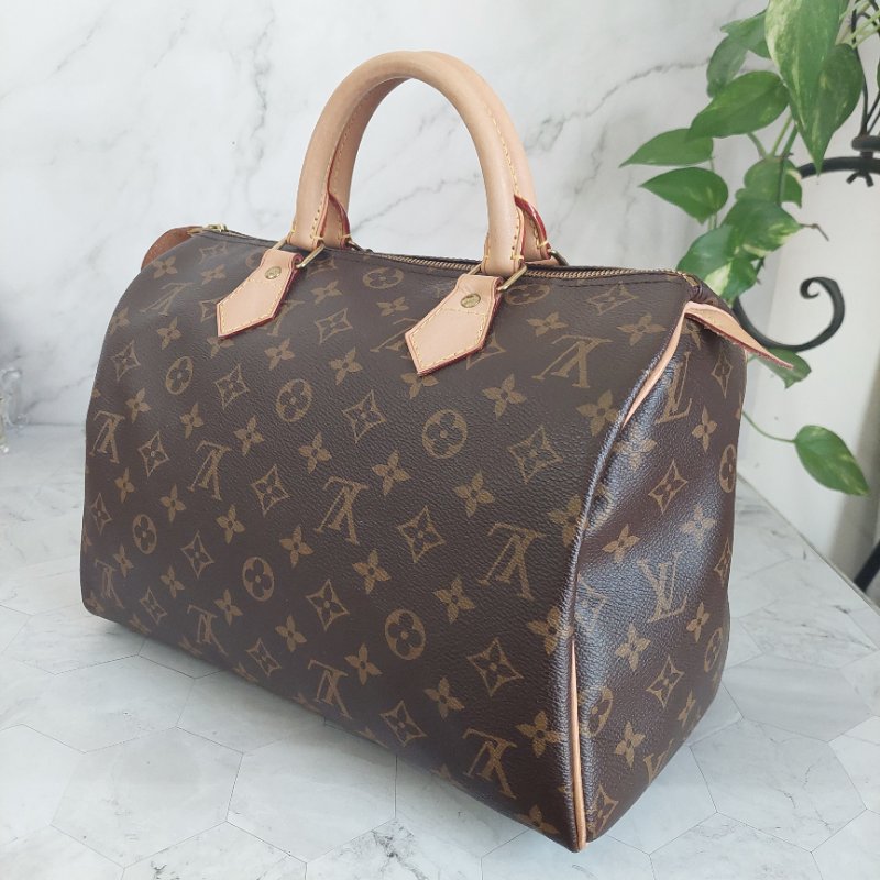 LV M41526 SPEEDY 30 🌈實品拍照🌈 波士頓包~二手美品-21