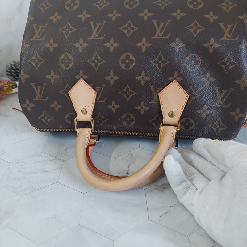 LV M41526 SPEEDY 30 🌈實品拍照🌈 波士頓包~二手美品-22