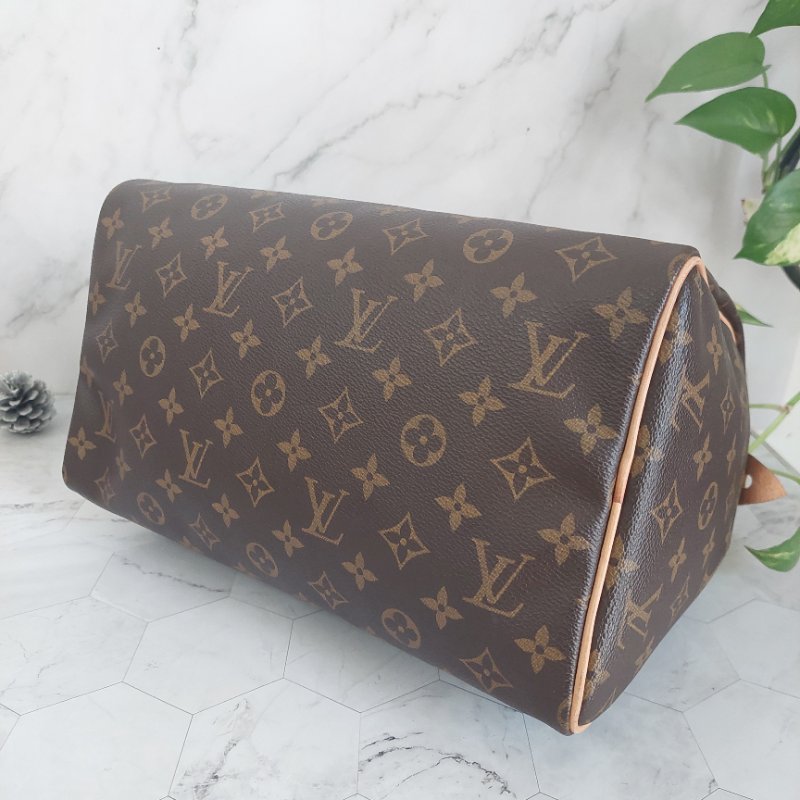 LV M41526 SPEEDY 30 🌈實品拍照🌈 波士頓包~二手美品-30