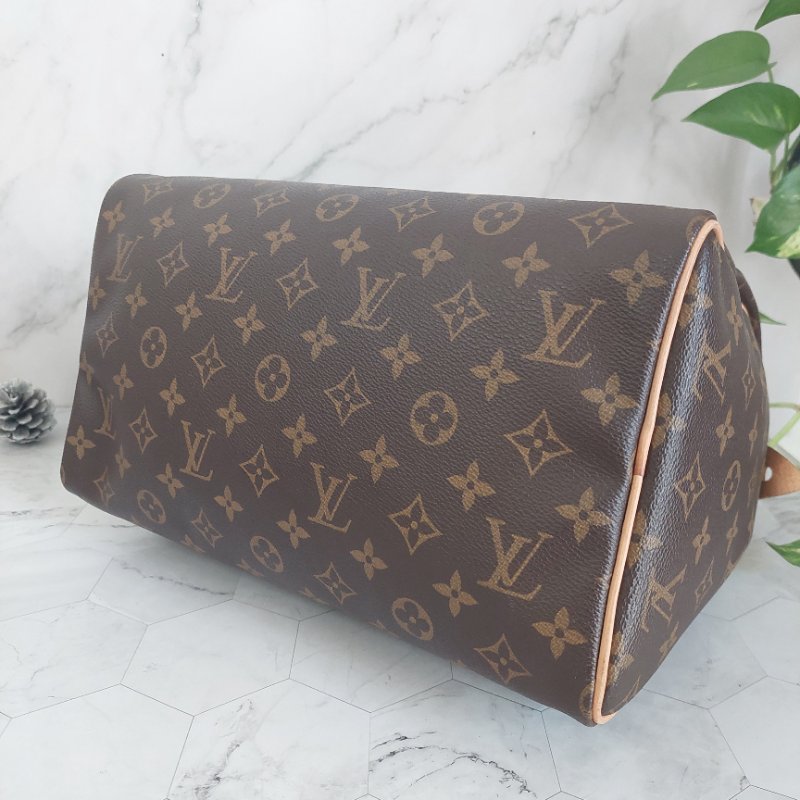LV M41526 SPEEDY 30 🌈實品拍照🌈 波士頓包~二手美品-31