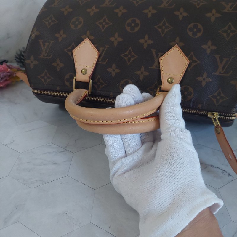 LV M41526 SPEEDY 30 🌈實品拍照🌈 波士頓包~二手美品-53