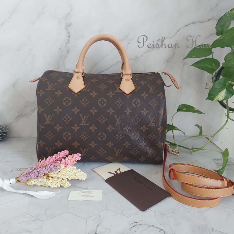 LV M41526 SPEEDY 30 🌈實品拍照🌈 波士頓包~二手美品-67