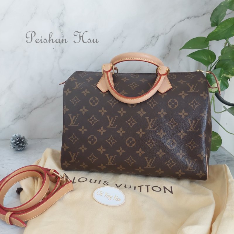 LV M41526 SPEEDY 30 🌈實品拍照🌈 波士頓包~二手美品-76