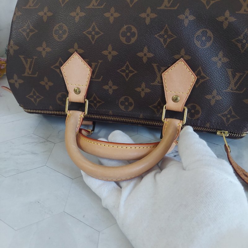 LV M41526 SPEEDY 30 🌈實品拍照🌈 波士頓包~二手美品-84