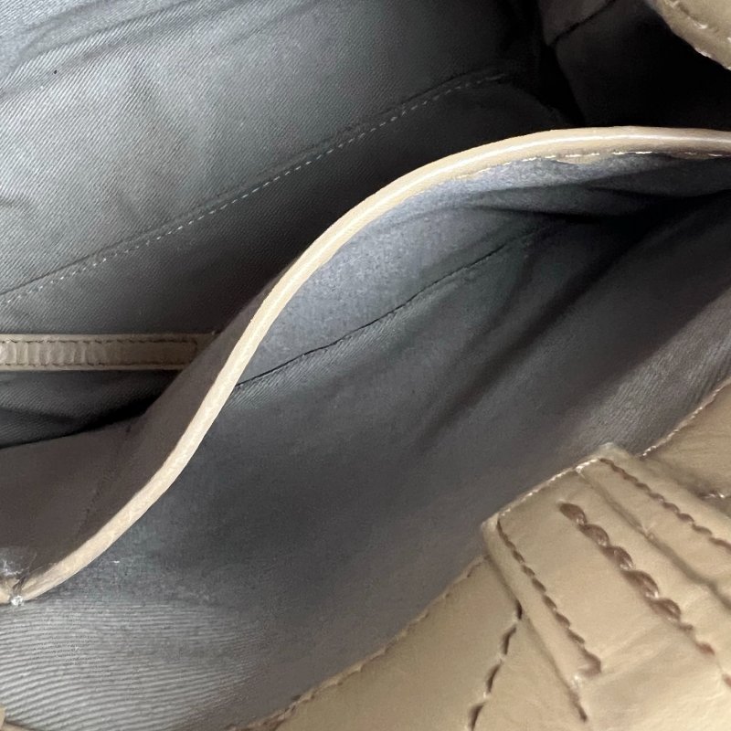 CHANEL 粗菱格紋小托特包 膚色21開-5