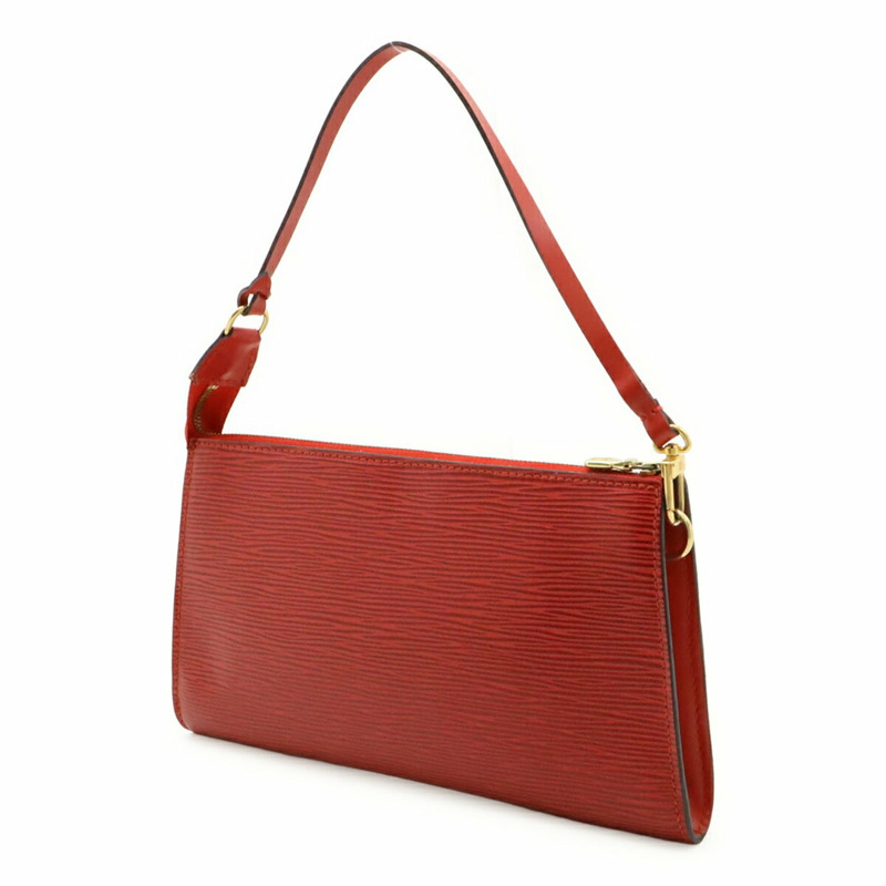 路易威登 Epi 皮革 Pochette 配件手提包,卡斯蒂利亞紅 (M52947)-2