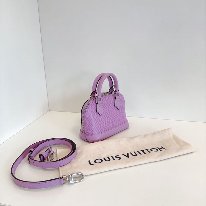 【99新🆕】LV  新款alma nano 薰衣草迷你mini小貝殼手提包 斜挎包 單肩包-1